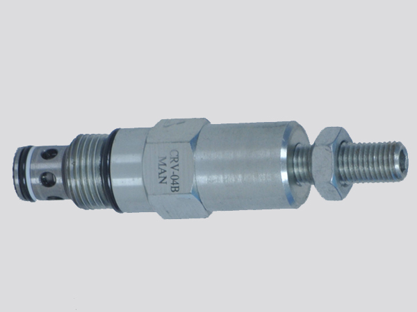 Threaded cartridge valve