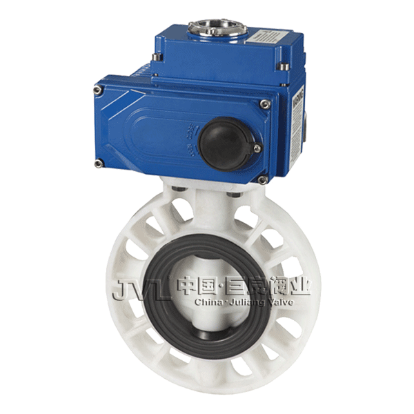 JL900-D4 electric PVC butterfly valve