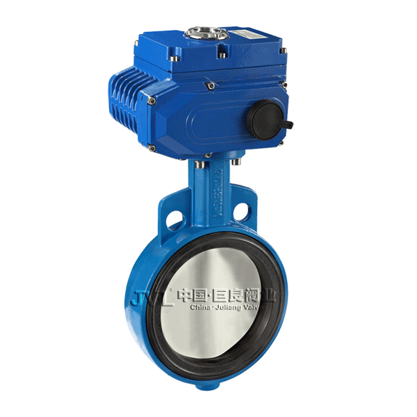 JL900-D1 electric butterfly valve with soft seal