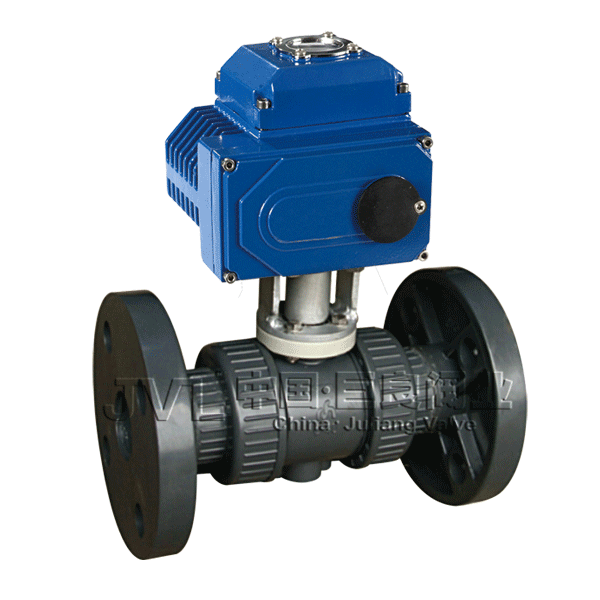 JL900-08 Flanged PVC Electric Ball Valve